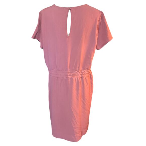 32 Degrees Cool Pink Round Neck Elastic Waist Dress Small NWOT - Picture 2 of 4
